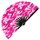 Military Camouflage Bamboo Hand Fan