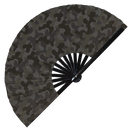 Military Camouflage Bamboo Hand Fan
