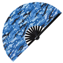 Military Camouflage Bamboo Hand Fan