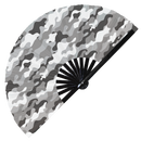 Military Camouflage Bamboo Hand Fan