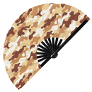 Military Camouflage Bamboo Hand Fan