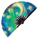 Moon Bamboo Hand Fan