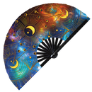 Moon Bamboo Hand Fan