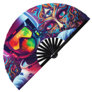 Astronaut Galaxy | Bamboo hand fan