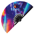Astronaut Galaxy | Bamboo hand fan