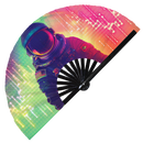 Astronaut Galaxy | Bamboo hand fan