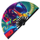 Astronaut Galaxy | Bamboo hand fan