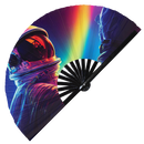 Astronaut Galaxy | Bamboo hand fan