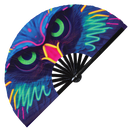 Eagle Neon Bamboo Hand Fan