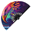 Eagle Neon Bamboo Hand Fan