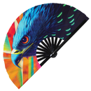 Eagle Neon Bamboo Hand Fan
