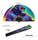 Gorilla Neon Bamboo Hand Fan