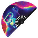 Gorilla Neon Bamboo Hand Fan