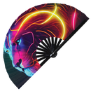 Lion Bamboo Hand Fan