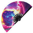 Lion Bamboo Hand Fan