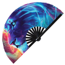 Lion Bamboo Hand Fan