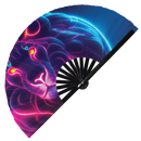 Lion Bamboo Hand Fan