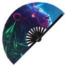 Lion Bamboo Hand Fan