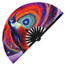 Penguin Trippy Bamboo Hand Fan