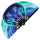 Wolf Neon hand fan