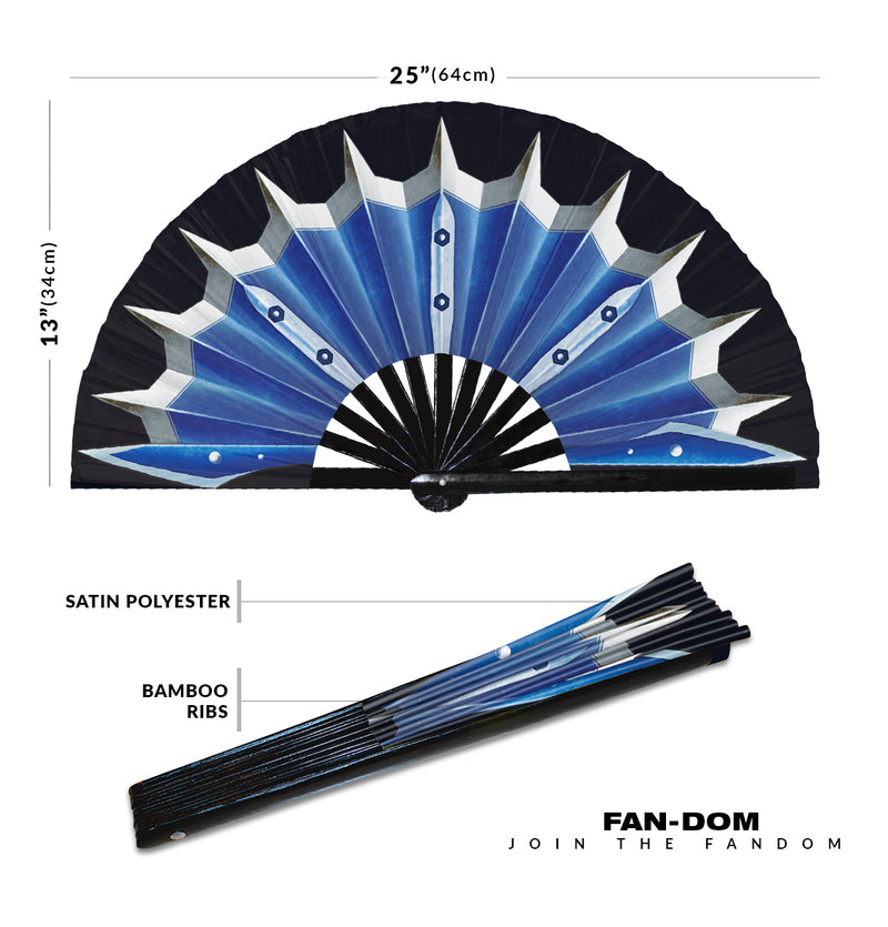 Kitana Fan Folding Fan UV Glow Hand Fans War Fans Cosplay Outfit Costume Halloween Kitana Weapon Bamboo Fan Kitana Cosplay Accessories