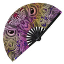 Owl Hand Fan Bamboo Hand Fan