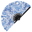 Paisley Victorian Bamboo Hand Fan