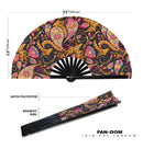 Paisley Victorian Bamboo Hand Fan