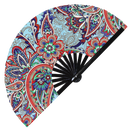 Paisley Victorian Bamboo Hand Fan