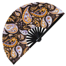 Paisley Victorian Bamboo Hand Fan