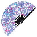 Paisley Victorian Bamboo Hand Fan