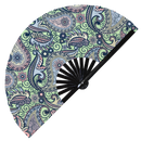 Paisley Victorian Bamboo Hand Fan