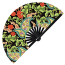 Paisley Victorian Bamboo Hand Fan