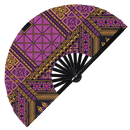 Palestinian Embroidery Tatreez Bamboo Hand Fan