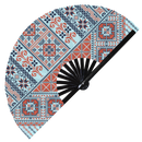 Palestinian Embroidery Tatreez Bamboo Hand Fan