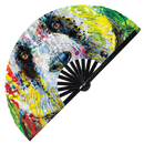 Panda Bamboo Hand Fan