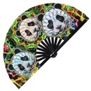 Panda Bamboo Hand Fan