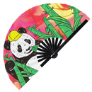 Panda Bamboo Hand Fan