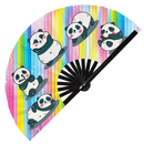 Panda Bamboo Hand Fan