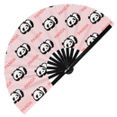 Panda Bamboo Hand Fan