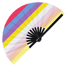 Pride Flag LGBTQA Bamboo Hand Fan