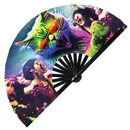 Party Cat Rave Kitty 2 Bamboo Hand Fan