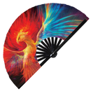 Phoenix Bamboo Hand Fan