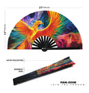 Phoenix Bamboo Hand Fan