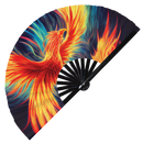 Phoenix Bamboo Hand Fan