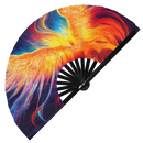 Phoenix Bamboo Hand Fan