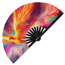 Phoenix Bamboo Hand Fan