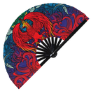 Phoenix Bird Bamboo Hand Fan