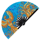 Phoenix Bird Bamboo Hand Fan