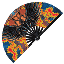 Phoenix Bird Bamboo Hand Fan